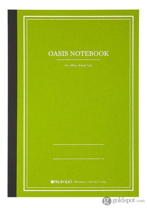 Itoya Profolio Oasis Lined Notebook Avocado - A5 Notebook