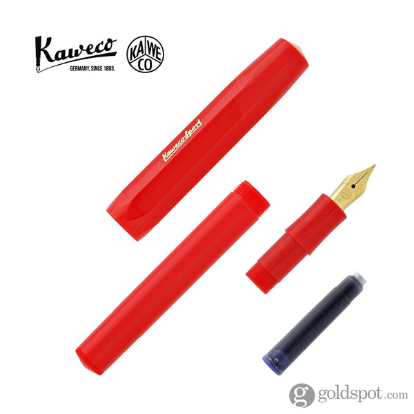 Kaweco Classic Sport Fountain Pen in Red Fountain Pen