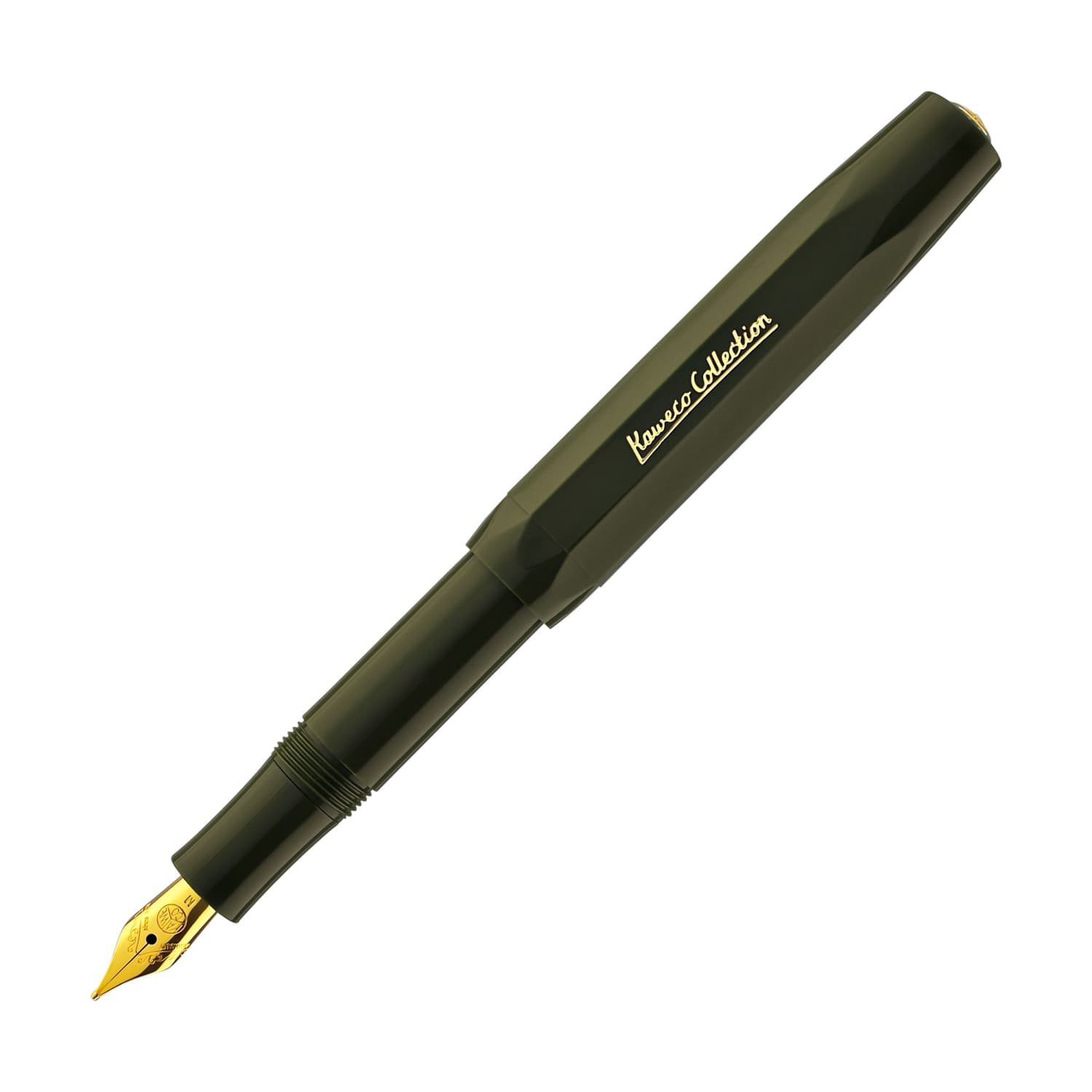 mengsel Smash transmissie Kaweco Collection Sport Fountain Pen in Dark Olive - Goldspot Pens