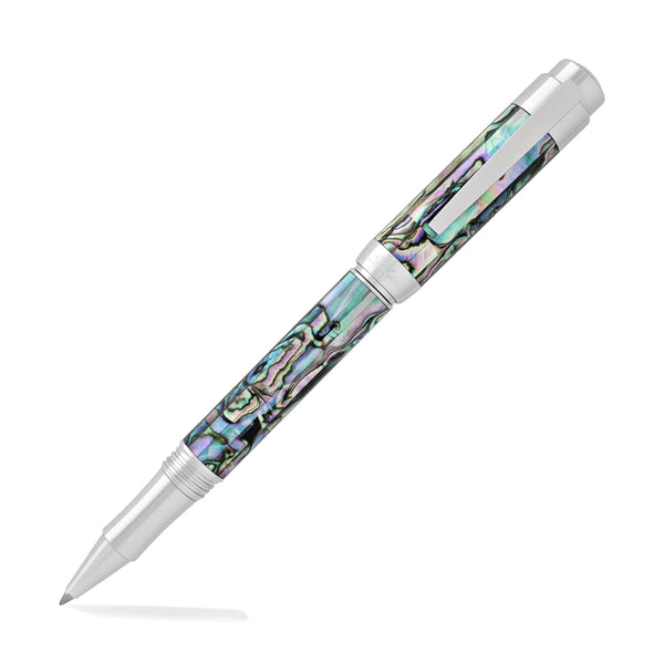 Laban Abalone Rollerball Pen in New Abalone with Chrome Trim Rollerball Pen
