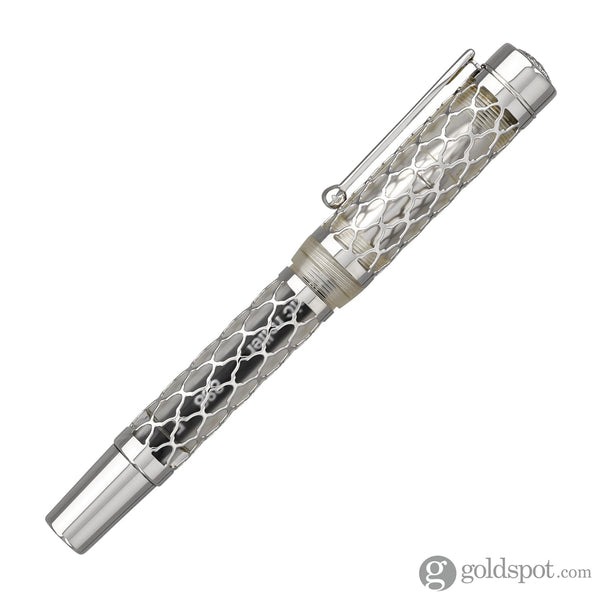 Laban Flora Rollerball Pen in Silver Pen
