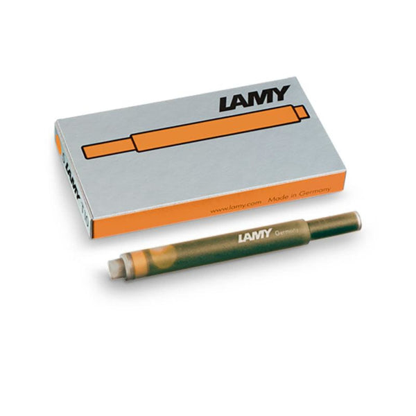 Lamy Fountain Ink Cartridge Refills in Bronze - 5 Pack - Limited Edition Fountain Pen Cartridges