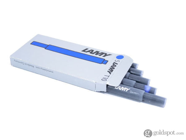 Lamy Fountain Ink Cartridges in Blue - Pack of 5 Fountain Pen Cartridges