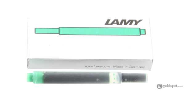 Lamy Fountain Ink Cartridges in Green - Pack of 5 Fountain Pen Cartridges