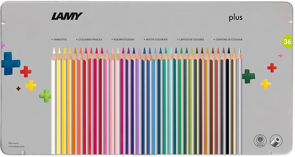 Lamy Plus Colored Pencils with Metal Box - Pack of 36 Pencil