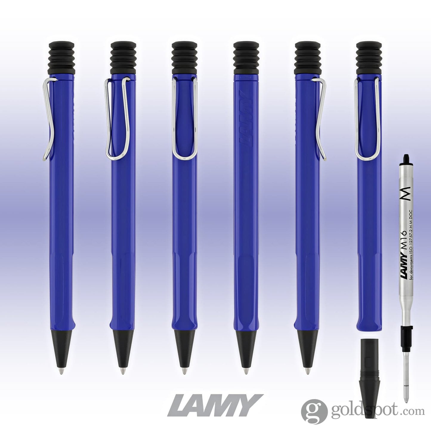 Lamy Safari Ballpoint Pen in Blue Ballpoint Pens