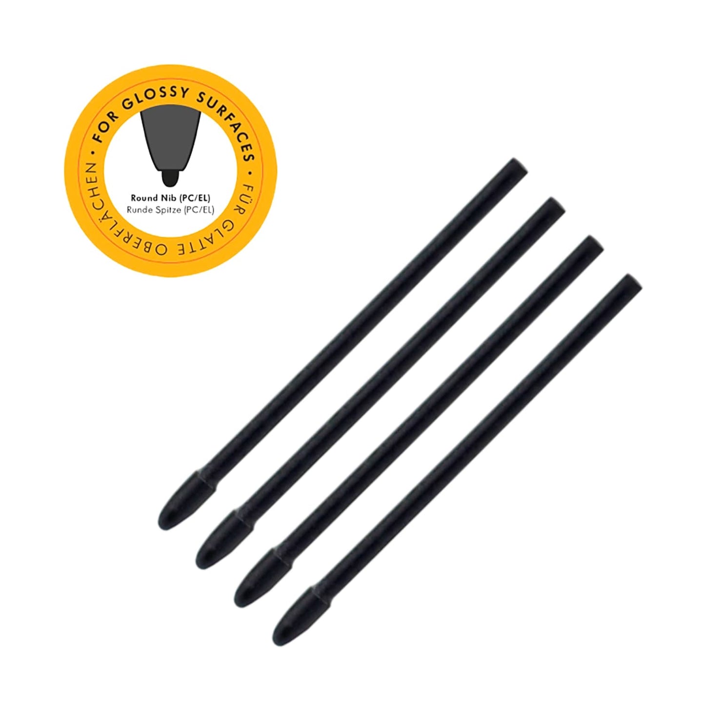 Lamy Safari EMR Twinpen Stylus Refill PC/EL Replacement Tips - 4 Pack Stylus Refill