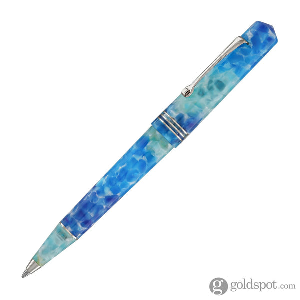 Leonardo Momento Zero Ballpoint Pen in Aloha Silver Trim Ballpoint Pens