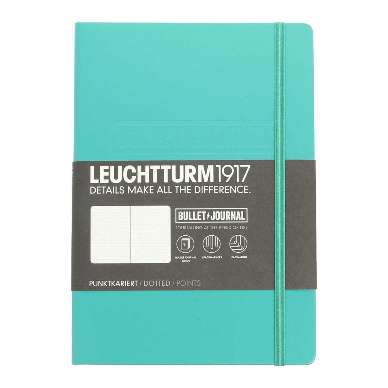 Leuchtturm1917 Bullet Journal 2nd Edition - Medium (A5) - Green - Dotted