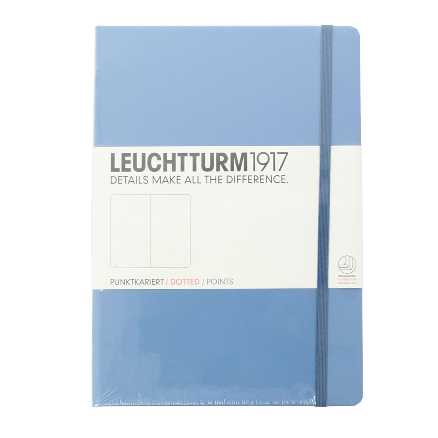 Leuchtturm1917 Bullet Journal 2nd Edition - Medium (A5) - Dark Blue -  Dotted