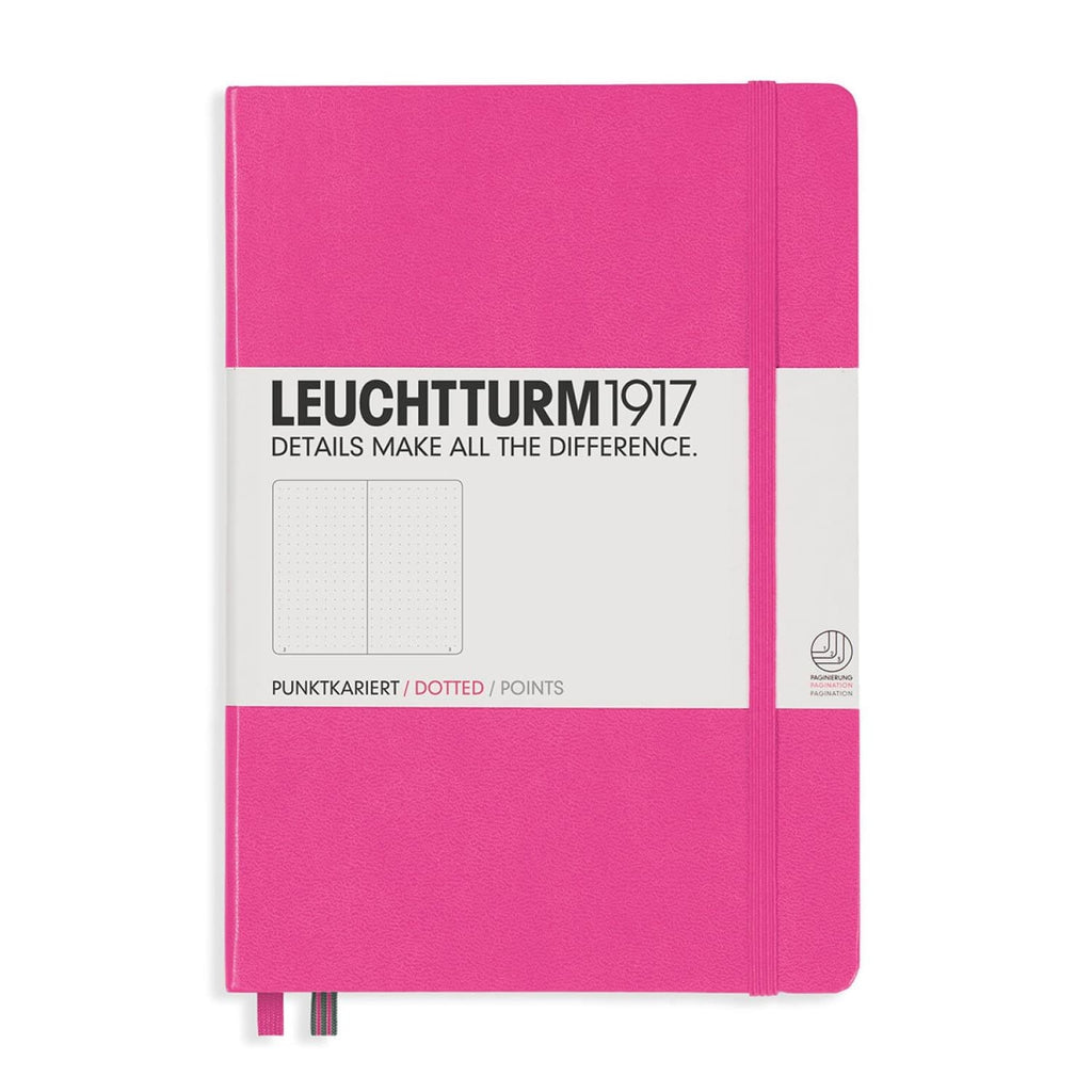 Leuchtturm 1917 Hardcover Dot Grid Notebook in Pink - A5 Notebook
