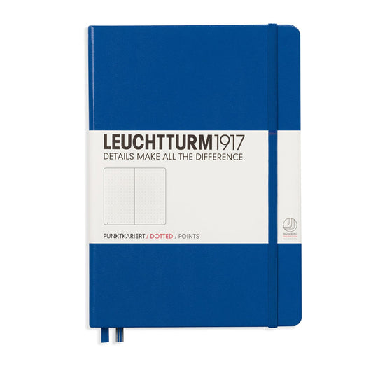 Leuchtturm 1917 Hardcover Dot Grid Notebook in Royal Blue - A5
