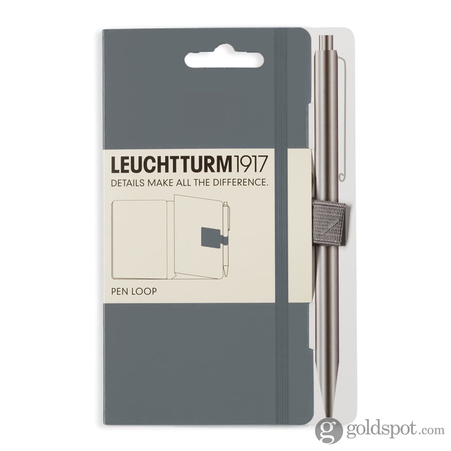 Leuchtturm 1917 Pen Loop in Anthracite Accessory