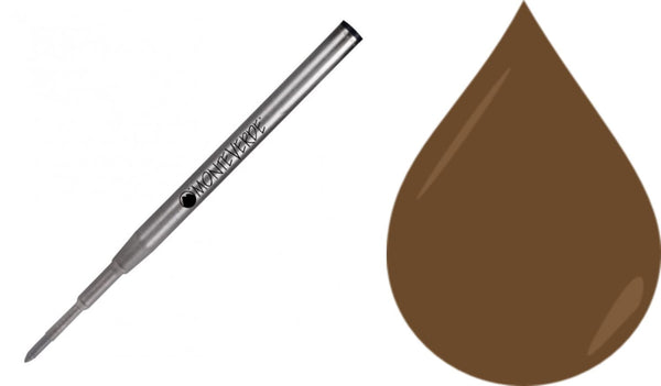 Montblanc Ballpoint Pen Refill in Brown by Monteverde - Medium Point Ballpoint Pen Refill
