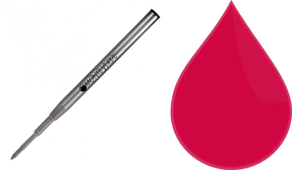 Montblanc Ballpoint Pen Refill in Pink by Monteverde - Medium Point Ballpoint Pen Refill