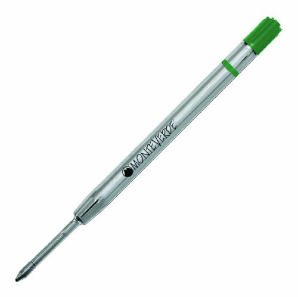 Monteverde Capless Parker Style Gel Pen Refill in Green - Fine Point Gel Refill