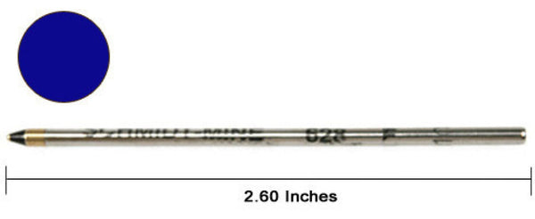Monteverde D-1 Size Soft Roll Multi Functional Ballpoint Pen Refill in Blue/Black - Medium Point Ballpoint Pen Refill