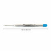Monteverde Parker-Style Ballpoint Pen Refill in Turquoise Ballpoint Pen Refill