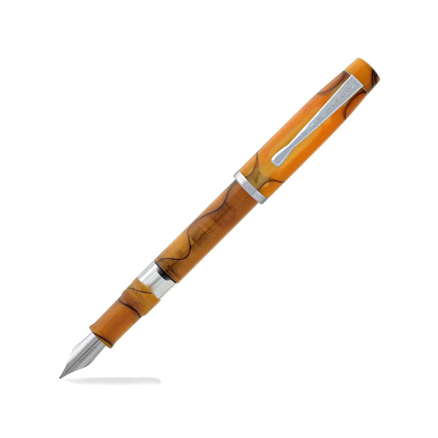 Noodlers Ink Konrad Fountain Pen in Bengal Tiger Acrylic - Flex Nib Fountain Pen