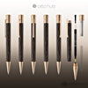 Otto Hutt Design 04 Mechanical Pencil in Wave Black with Rose Gold Trim Pencil