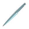Otto Hutt Design 06 Ballpoint Pen in Arctic Blue Matte with Platinum Trim Ballpoint Pen