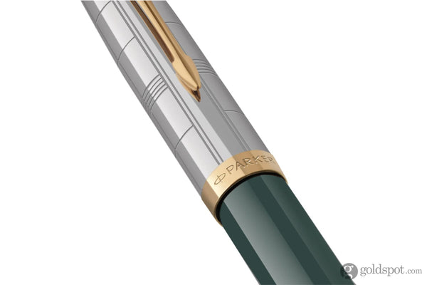 Parker 51 Premium Ballpoint Pen in Forest Green with Gold Trim Ballpoint Pen