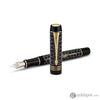 Parker Duofold 100th Anniversary Centennial Fountain Pen in Black with Gold Trim - 18K Gold Fountain Pen