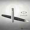 Parker Jotter Fountain Pen in Bond Street Black with Chrome Trim - Medium Point Fountain Pen