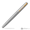 Parker Jotter Fountain Pen in Stainless Steel with Gold Trim - Medium Point Fountain Pen