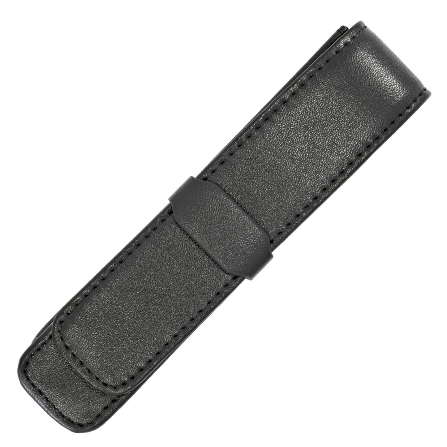 Parker Leather Single Pen Pouch in Black Pen Case