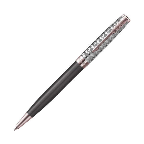 Parker Sonnet Premium Ballpoint Pen in Metal & Grey Ballpoint Pen