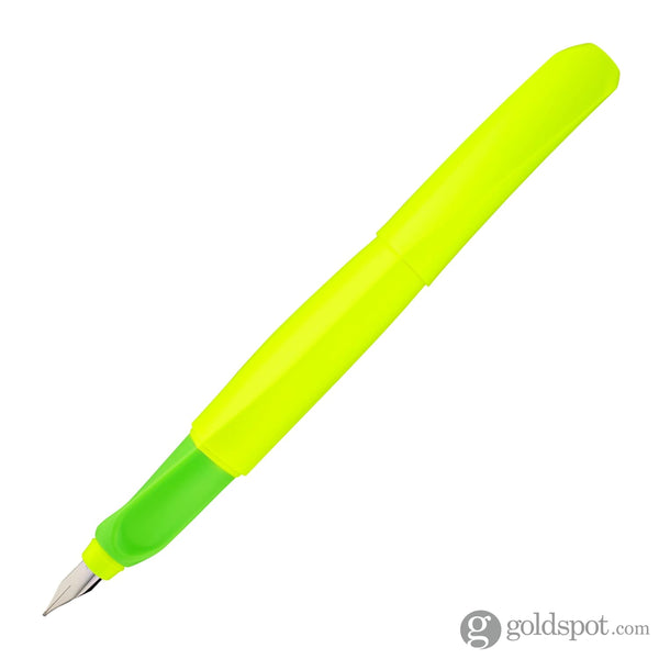 Pelikan Twist Fountain Pen in Neon Yellow - Medium Point Fountain Pen