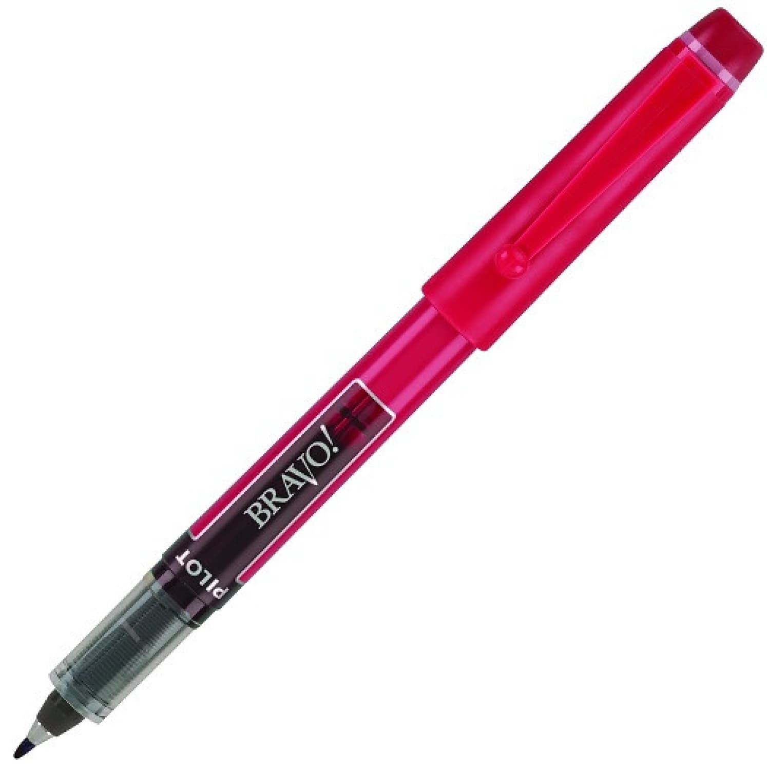 Pilot Bravo Liquid Ink Marker Pen in Red - Bold Point - Goldspot Pens