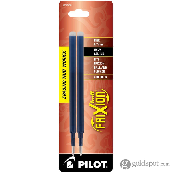 Pilot FriXion Gel Ink Pen Refill in Navy Fine Point - Pack of 2 Gel Refill