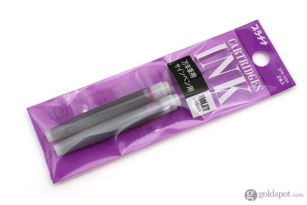 Platinum Preppy Ink Cartridge in Purple - Pack of 2 Fountain Pen Cartridges