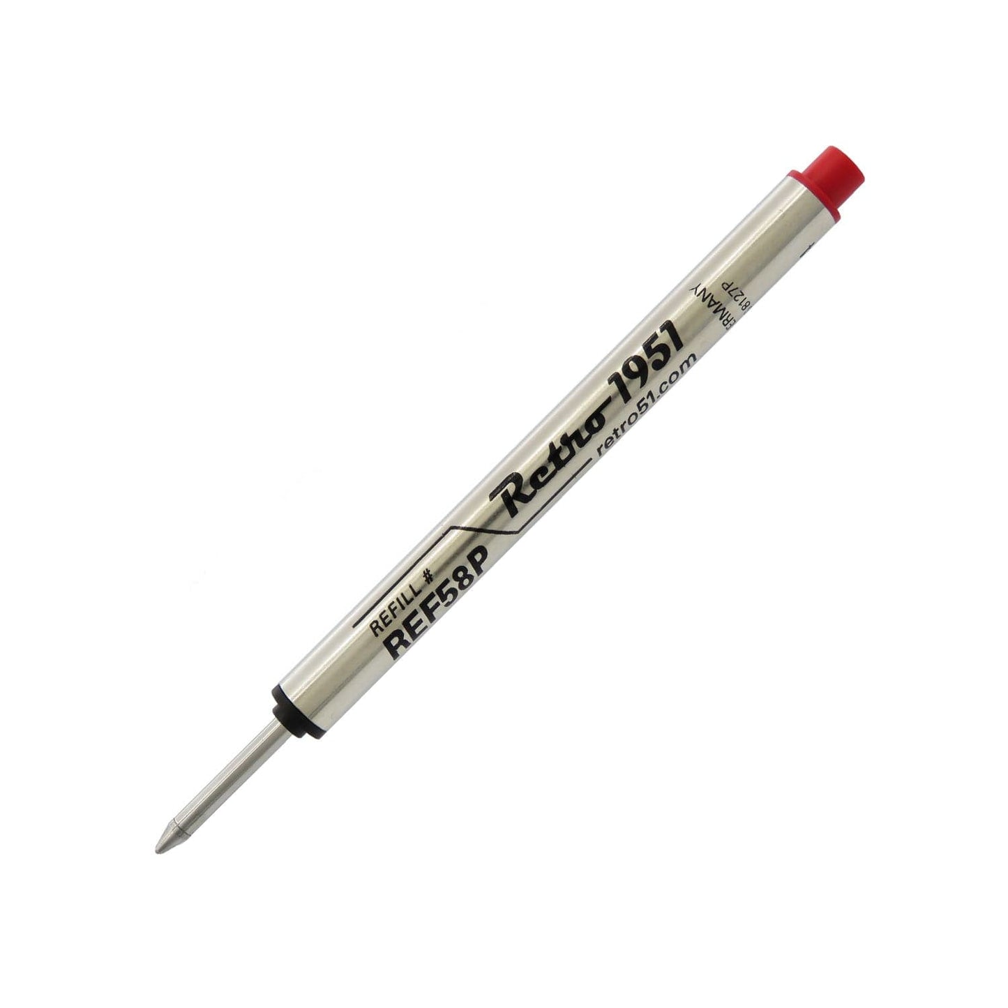 Retro 51 Retractable Rollerball Refill in Red for Tornado Pens Rollerball Refill