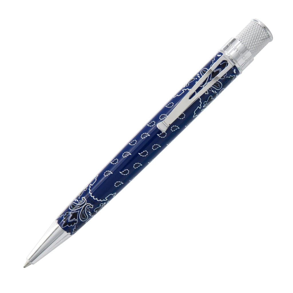 Retro 51 Tornado Popper Ballpoint Pen Bandit “Butch” Blue - Limited Edition Ballpoint Pen
