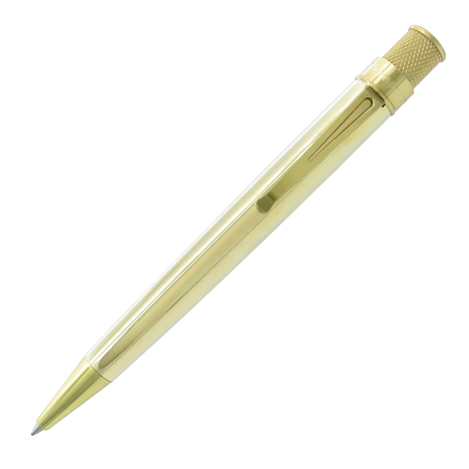 Retro 51 Tornado Vintage Metalsmith Rollerball Pen in Raw Brass - Goldspot  Pens