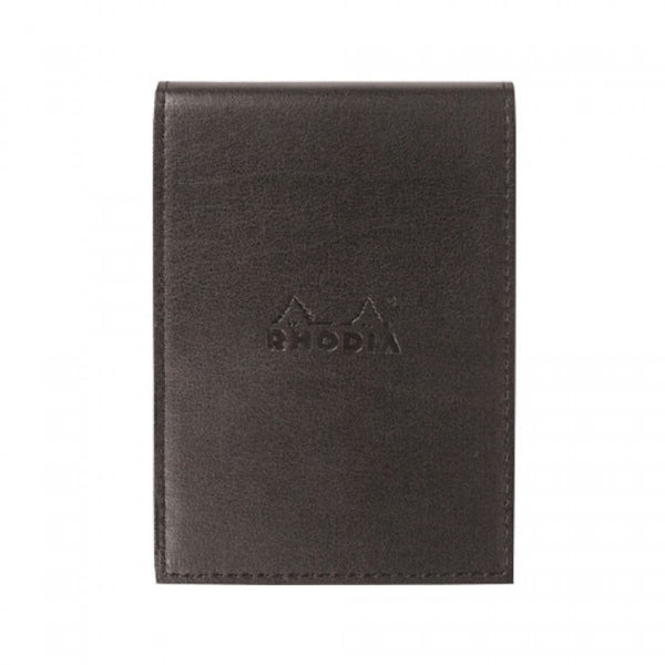 Rhodia Pad Holder in Black with Graph Pad with Pen Loop - 3.5 x 4.5 Notebook