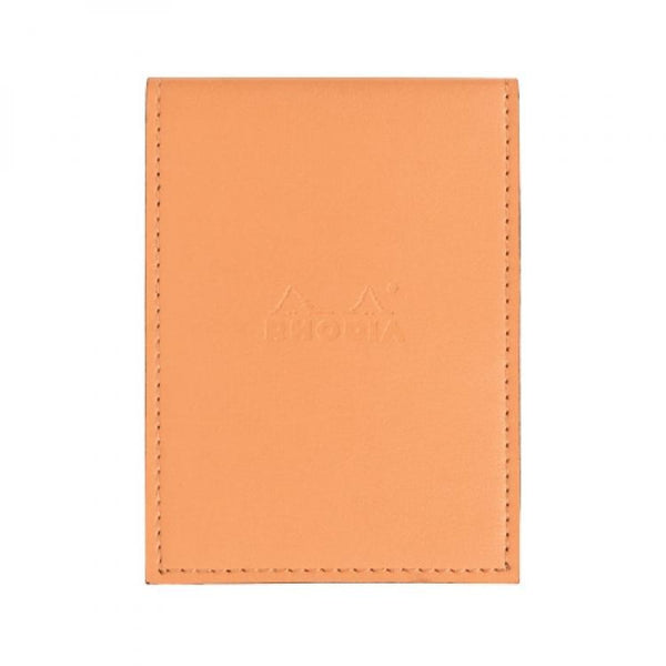 Rhodia Pad Holder in Orange with Graph Pad with Pen Loop - 3.5 x 4.5 Notebook