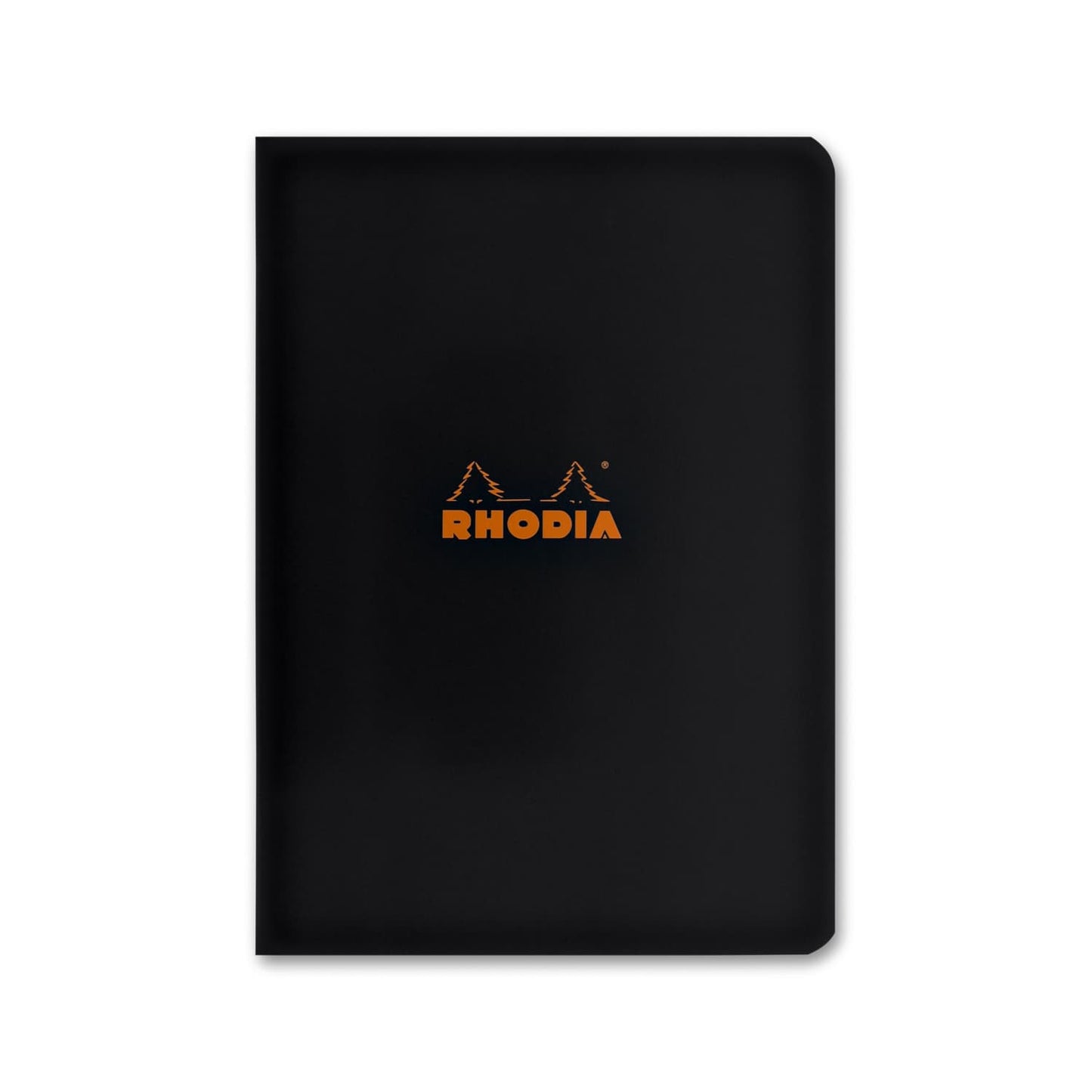 Rhodia Staplebound Lined Paper Notebook in Black - 6 x 8.25 Notebook