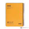 Rhodia Wirebound Dotted Paper Notebook in Orange- 6 x 8.25 Notebook