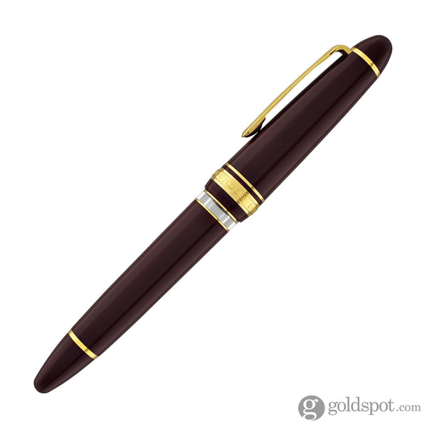 Sailor 1911 Large Realo Fountain Pen in Maroon with Gold Trim - 21K Gold Fountain Pen