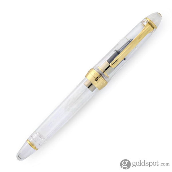 Sailor 1911 Standard Fountain Pen in Transparent with Gold Trim - 14K Gold Fountain Pen