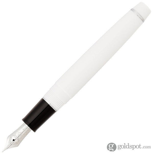 Sailor Pro Gear Slim Fountain Pen in White with Silver Trim - 14K Gold Fountain Pen