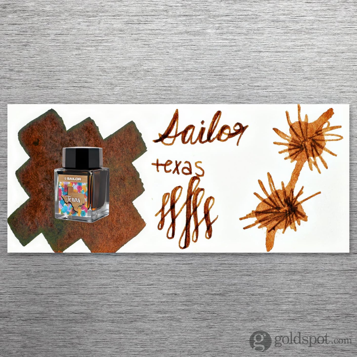 Sailor USA State Bottled Ink in Texas (Brown) - 20 mL Bottled Ink