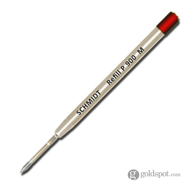 Schmidt P900 Parker Style Ballpoint Pen Refill in Red by Monteverde - Medium Point Ballpoint Pen Refill