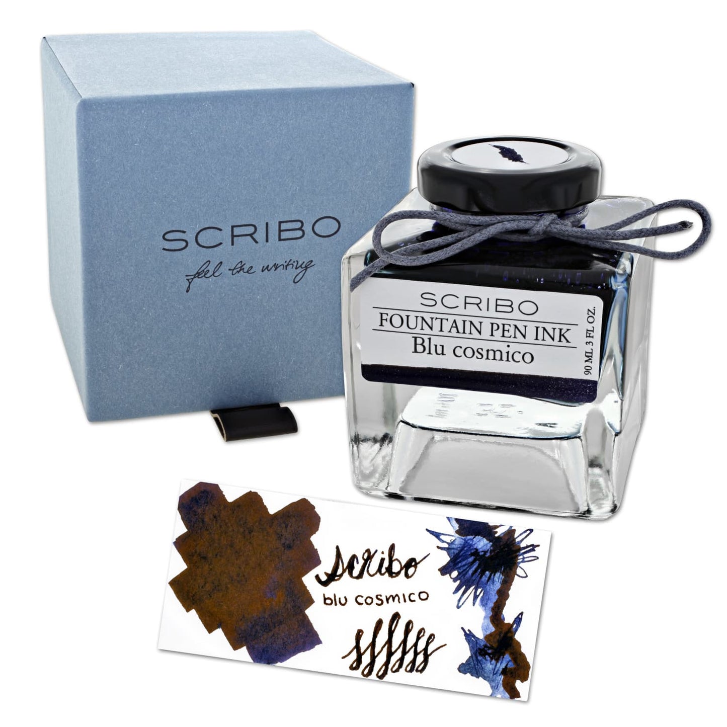 Scribo Bottled Ink in Blu Cosmico - 90mL Bottled Ink