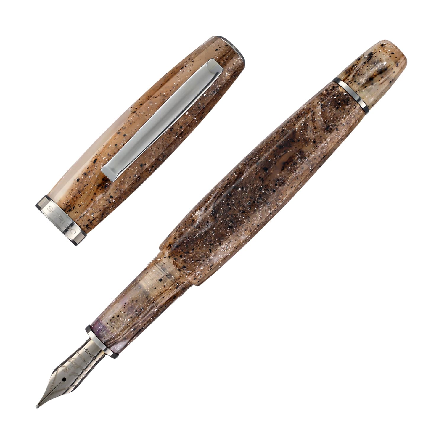 Pimio 901 Paris Exotica Luxury Gold Iridium Fountain Pen with 0.5