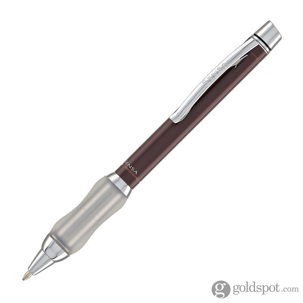 Sensa Metro Ballpoint Pen in Steel Espresso Brown Ballpoint Pens